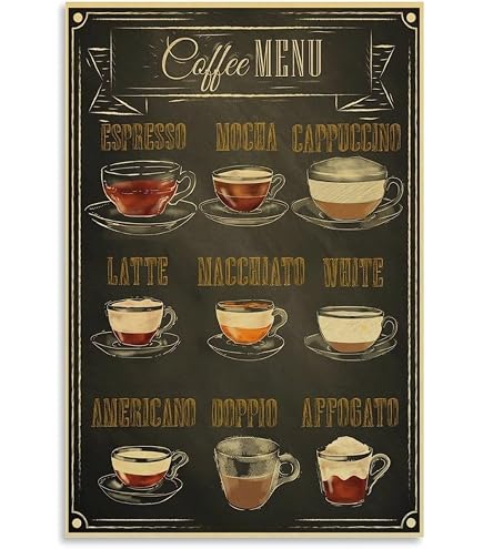 Amazon.co.jp: ビンテージ風 カフェの 装飾に コーヒー coffee 相関図